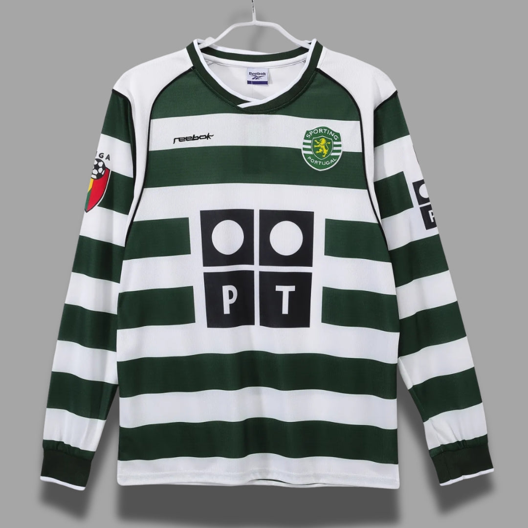 Sporting CP Home Full Sleeves 2001-03 Retro
