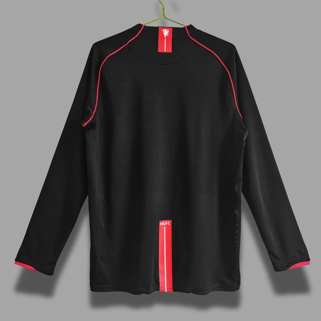 MNU Away Full Sleeves 2007-08 Retro ( Black )