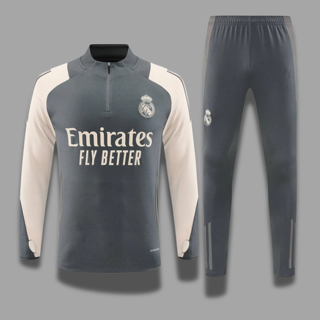 RMA Grey & White Training Tracksuit